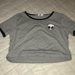 grey alien shirt